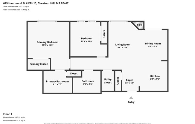 2 beds, 2 baths, 1,004 sqft, $3,800, Unit EPH15
