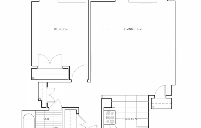 1 bed, 1 bath, $5,025, Unit 408