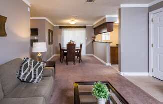 living room, the knickerbocker on the lake