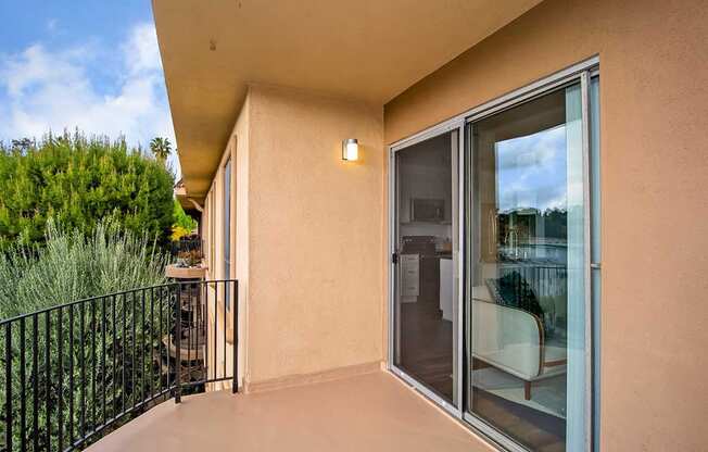 Green View From Patio at Los Robles Apartments, Pasadena, 91101