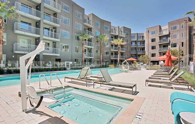 Resort Style Pool at Aya Apartments