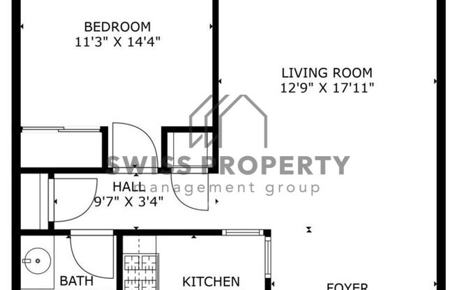 1 bed, 1 bath, 750 sqft, $1,100, Unit 205