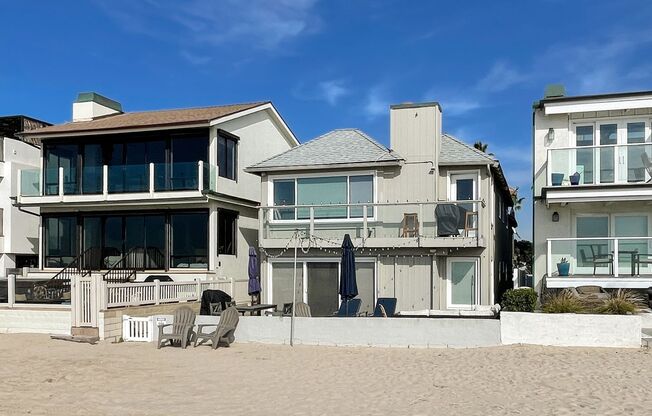 Year long oceanfront living! Located on the sand of the best beach in Newport!