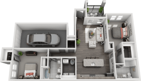 2 beds, 2 baths, 1,187 sqft, $2,058