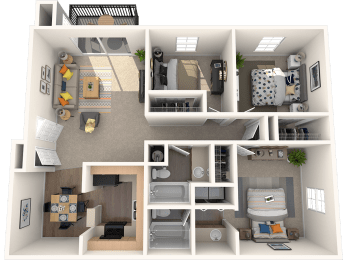 3 beds, 2 baths, 1,550 sqft, $1,544