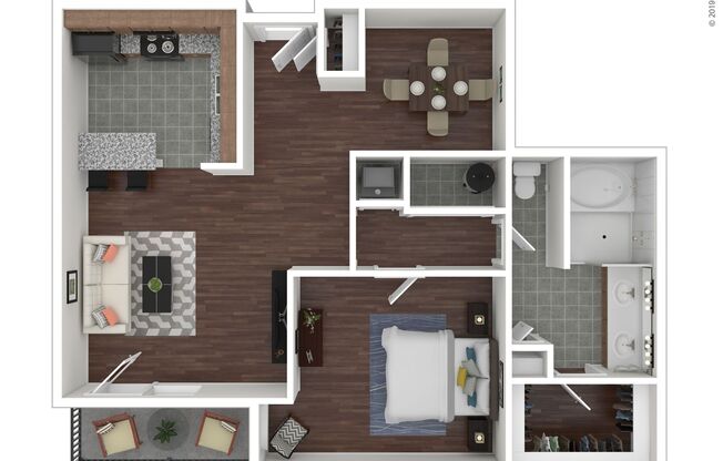 1 bed, 1 bath, 926 sqft, $2,420