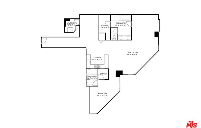 2 beds, 2 baths, 1,580 sqft, $4,500, Unit 1705