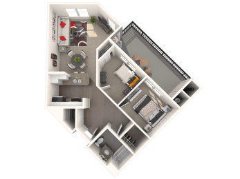 2 beds, 1 bath, 854 sqft, $2,725