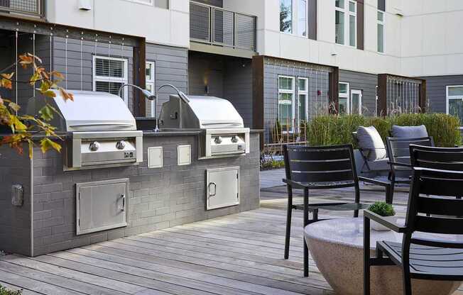 BBQs at Postmark Apartments, Shoreline, WA