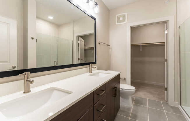 Bathroom with Double Vanity