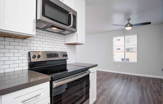 Eat-In Kitchen at Los Robles Apartments, Pasadena