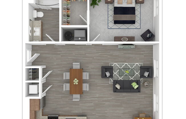 1 bed, 1 bath, 865 sqft, $1,679