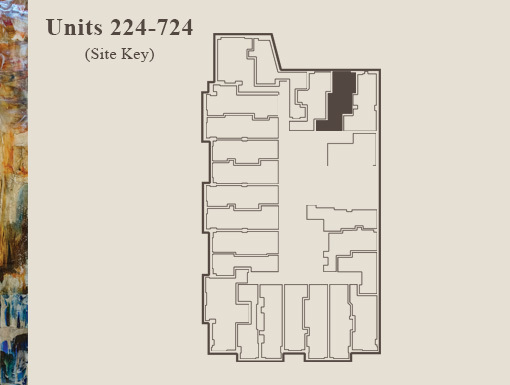 1 bed, 1 bath, $3,500, Unit 724