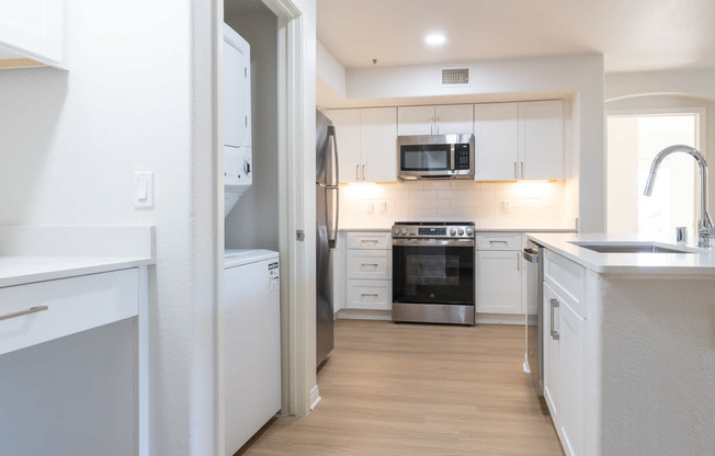 Kitchen with Stainless Steel Appliances