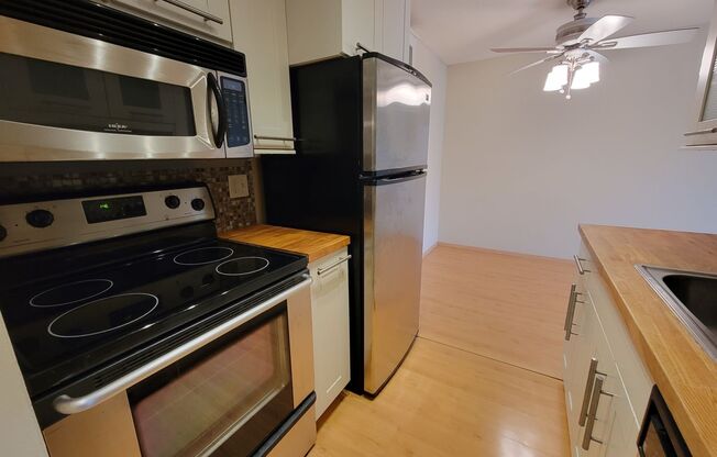 Newly Updated 1 Br/1 Ba Condo w/Hdwd Flrs, SS Appl, AC, Off-St Parking in Uptown Mpls near Wedge Co-op!