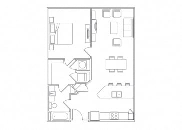 1 bed, 1 bath, 883 sqft, $1,549