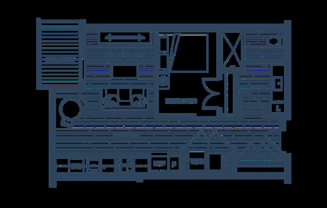 Studio, 1 bath, 605 sqft, $1,375, Unit 1410