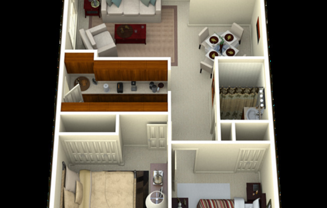 2 beds, 1 bath, 750 sqft, $1,565