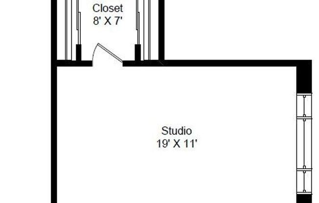 Studio, 1 bath, 525 sqft, $1,675, Unit 531-223