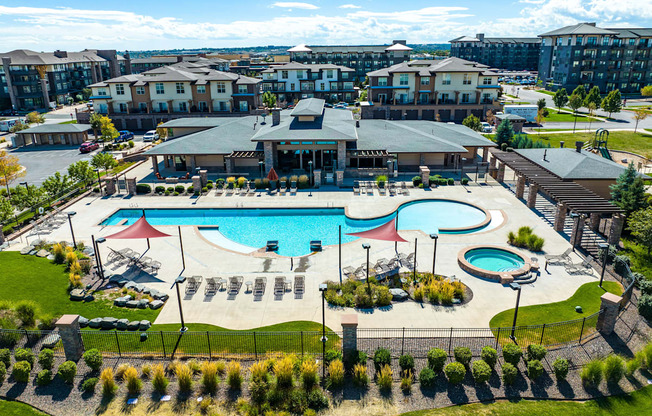 Aerial View Of Community at Arbour Commons, Colorado
