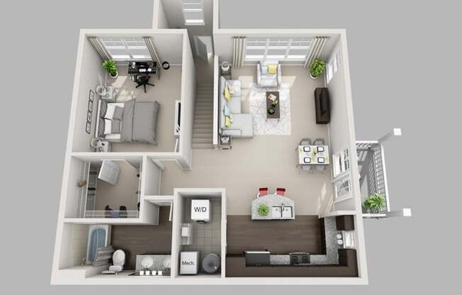 1 bed, 1 bath, $1,791