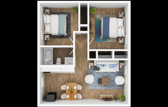 2 beds, 1 bath, 980 sqft, $949, Unit 1160/163