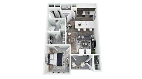 1 bed, 1 bath, 685 sqft, $850