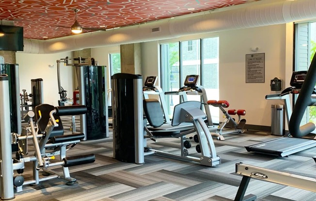 Fitness Center at Link Apartments® Innovation Quarter, Winston Salem, NC