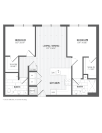 2 beds, 2 baths, 1,046 sqft, $3,185