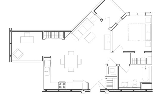 1 bed, 1 bath, 816 sqft, $2,669, Unit 305