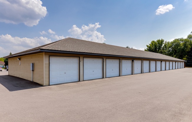 Community Parking Garages | White Pines Apartments | Shakopee MN Apartments For Rent