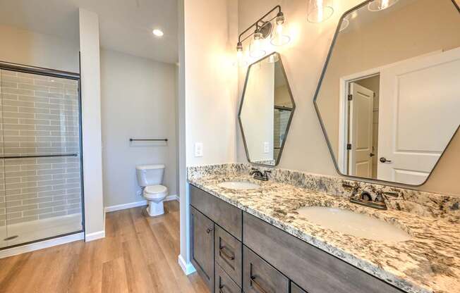 Bright Bathroom at Fairmont Apartments, Westerville