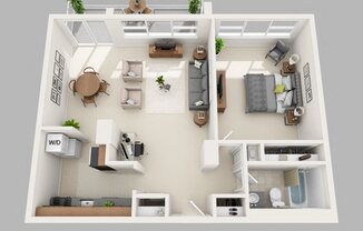 1 bed, 1 bath, 792 sqft, $1,739