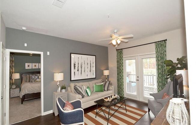 Modern Living Room at Ansley at Roberts Lake, Arden, North Carolina