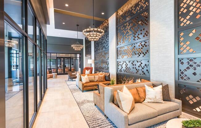 Start your day in style at our coffee station lobby.