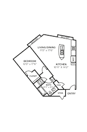 1 bed, 1 bath, 798 sqft, $3,902