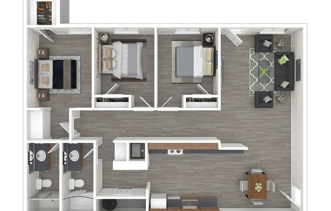 3 beds, 2 baths, 1,200 sqft, $1,847