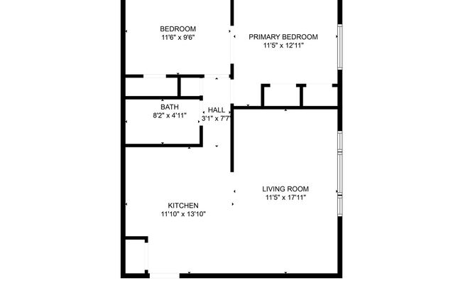 2 beds, 1 bath, 768 sqft, $849, Unit 5