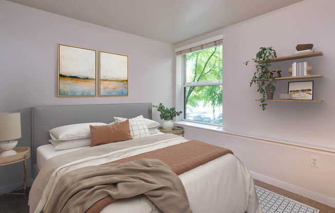 Bedroom with Hard Surface Flooring