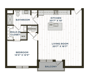 1 bed, 1 bath, 788 sqft, $1,754