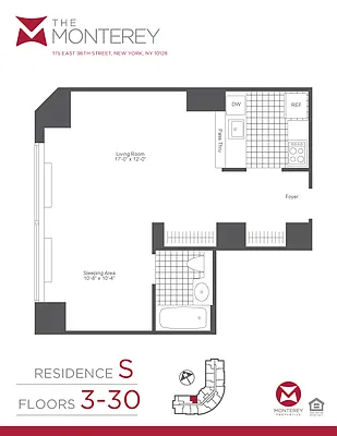 Studio, 1 bath, $4,000, Unit 15S