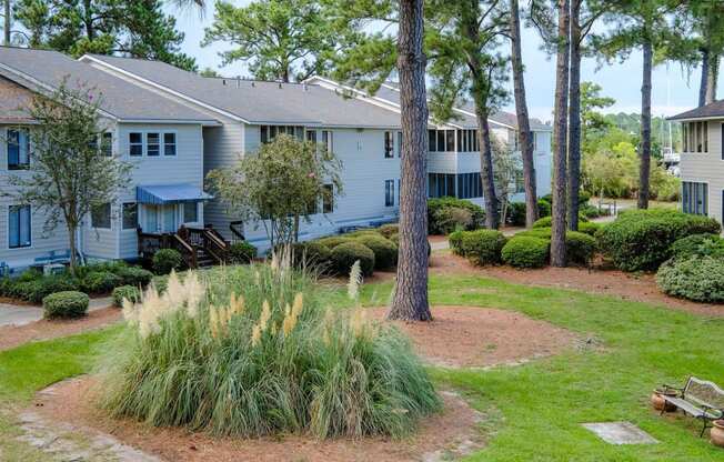 Outdoor Greenery at River Crossing Apartments, Thunderbolt, 31404