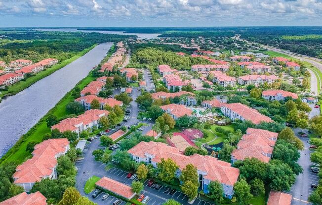 Aerial View Of The City at The Boot Ranch Apartments, Florida, 34685