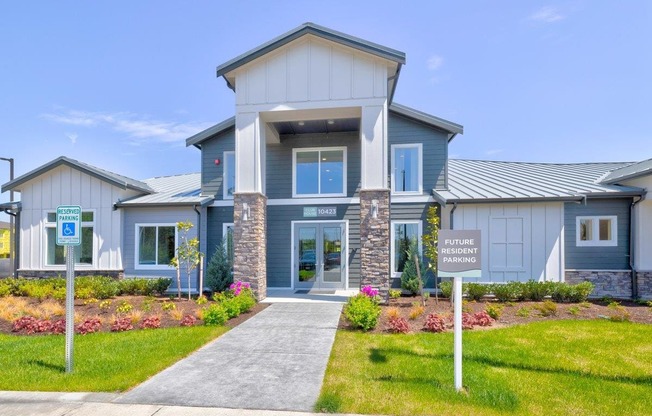 Solace at Rainier Ridge Apartments Clubhouse Exterior