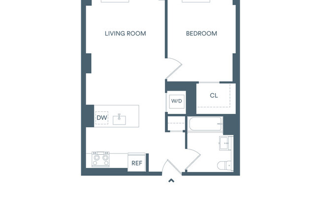 1 bed, 1 bath, $3,130, Unit 713N