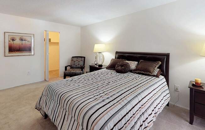 CLASSIC spacious bedroom with walk-in closet at Trillium Apartments, Fairfax, VA