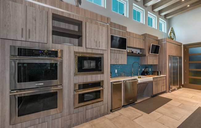 Clubhouse Kitchen at Centre Pointe Apartments in Melbourne, FL