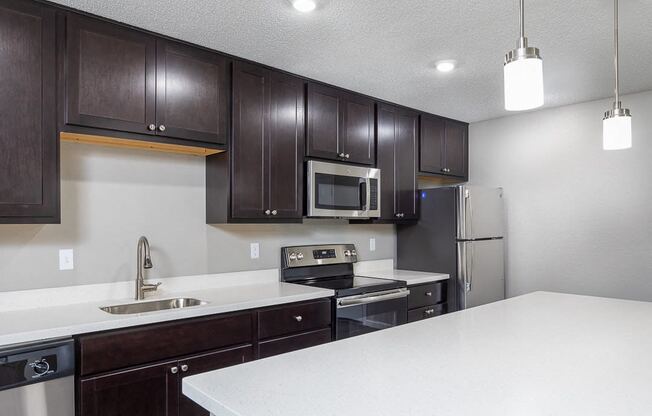 Stainless Steel Appliances at Springhill Apartments, Kansas, 66213