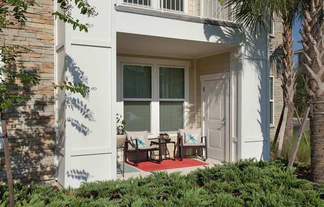 Patios and balconies with storage