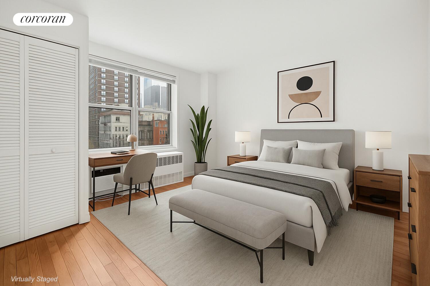 2 beds, 1 bath, $5,000, Unit 6D